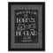 This Day Chalk Border by Moira Hershey Black Framed Print 8x10 - Americanflat